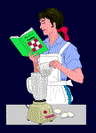 the cook is in the kitchen