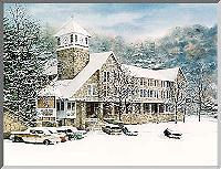 The Mountain View Hotel, before it was torn down